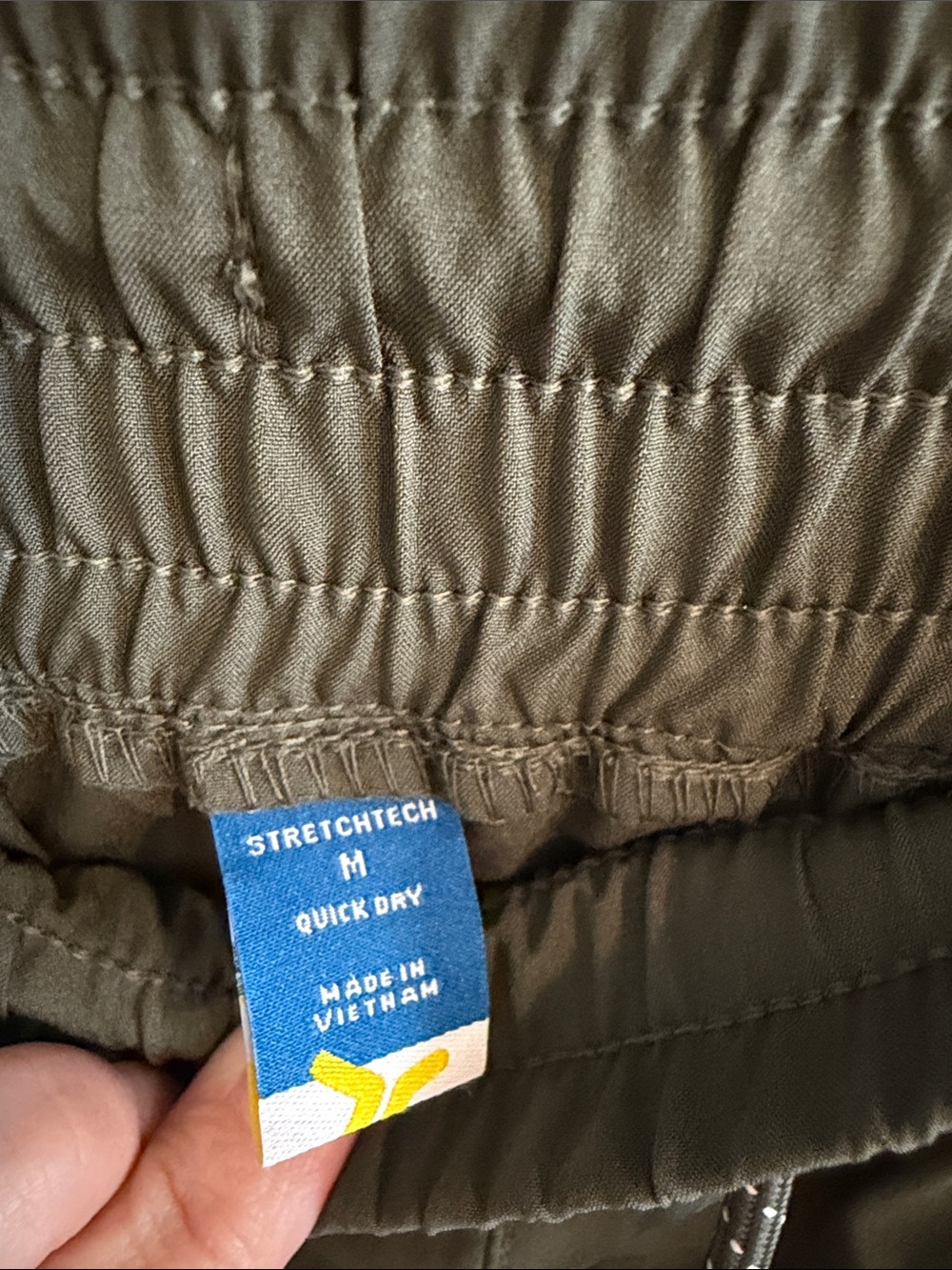 Old Navy Women's  Olive Cargo Stretchtech Joggers with Drawstring NWT- M - Picture 2 of 5